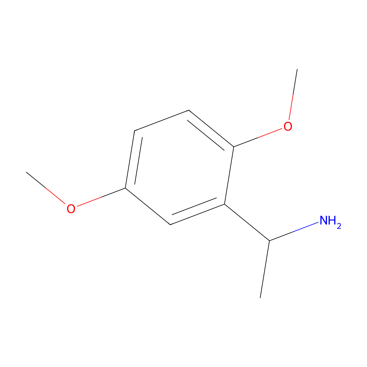 1-(2,5-Dimethoxy-phenyl)-ethylamine molecular structure, CAS 35253-26-0