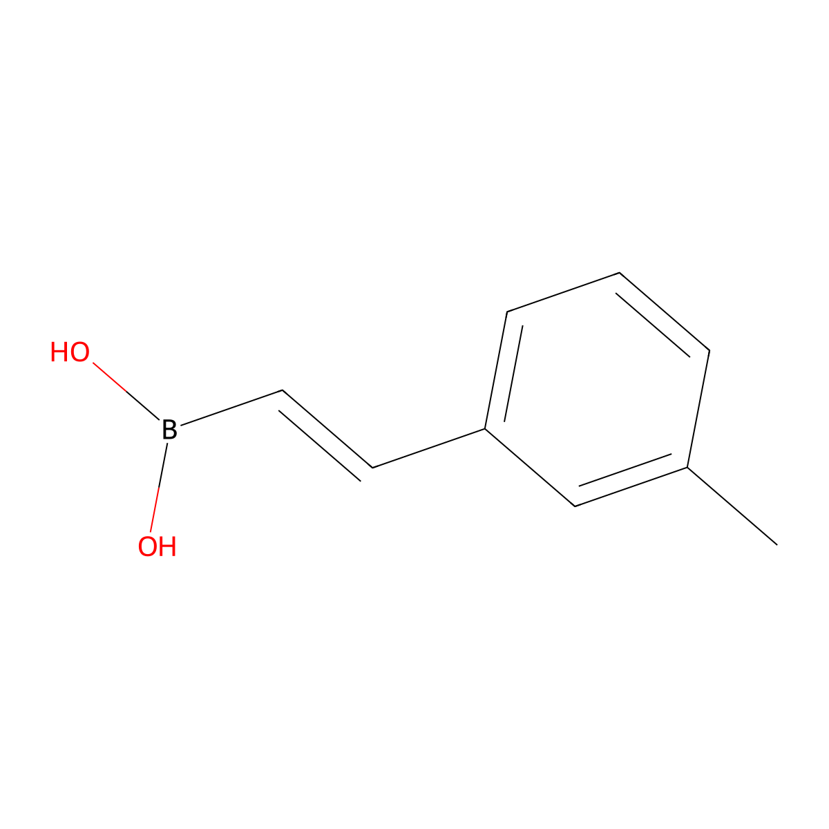(E)-(3-Methylstyryl)boronic acid molecular structure, CAS 352530-26-8