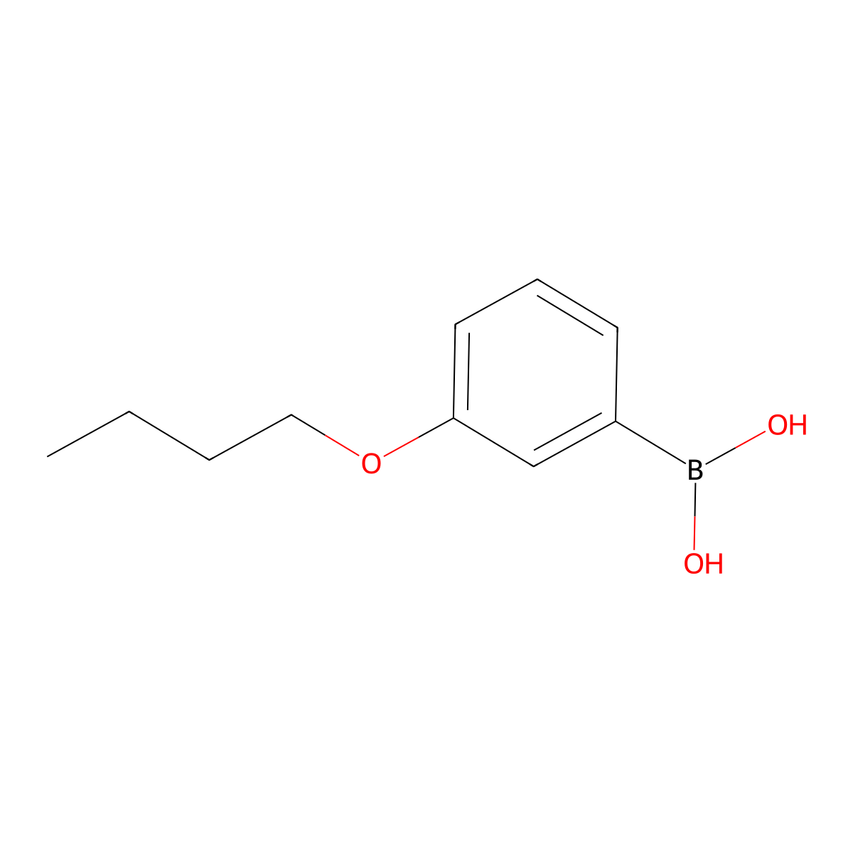 3-Butoxyphenylboronic Acid molecular structure, CAS 352534-81-7