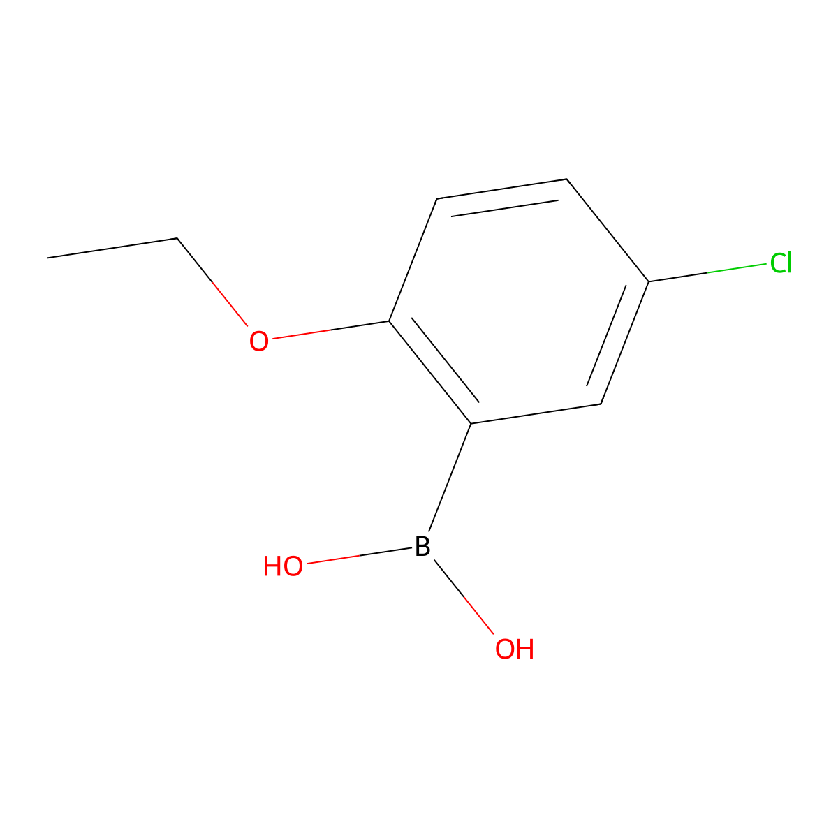 5-Chloro-2-ethoxyphenylboronic acid molecular structure, CAS 352534-86-2
