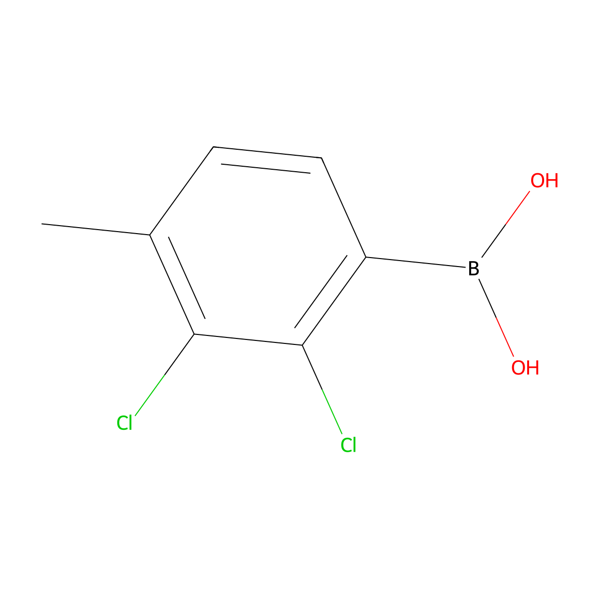 2,3-Dichloro-4-methylphenylboronic acid molecular structure, CAS 352535-95-6