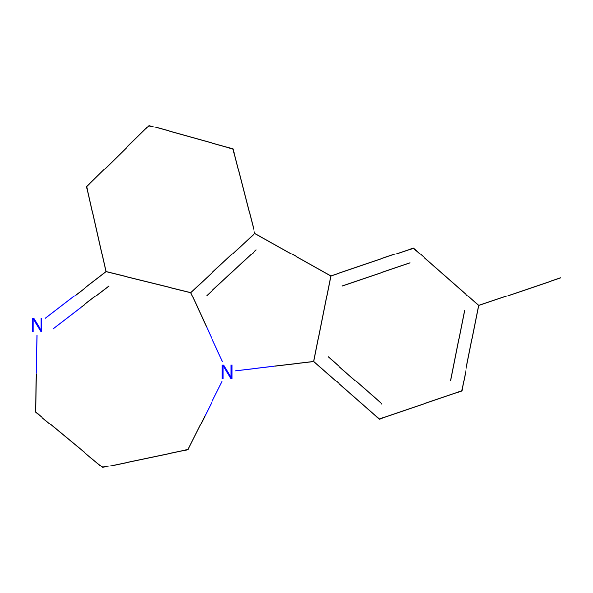 11-Methyl-1,2,3,5,6,7-hexahydro-[1,4]diazepino[3,2,1-jk]carbazole molecular structure, CAS 352548-35-7