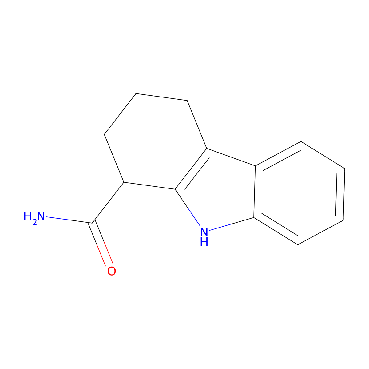 2,3,4,9-tetrahydro-1H-carbazole-1-carboxamide molecular structure, CAS 352549-39-4
