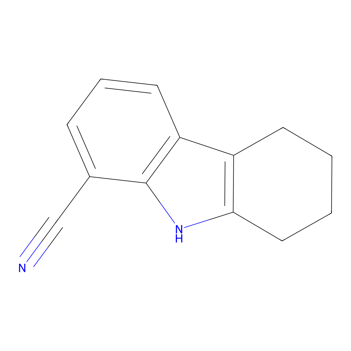 2,3,4,9-tetrahydro-1H-carbazole-8-carbonitrile molecular structure, CAS 352549-66-7