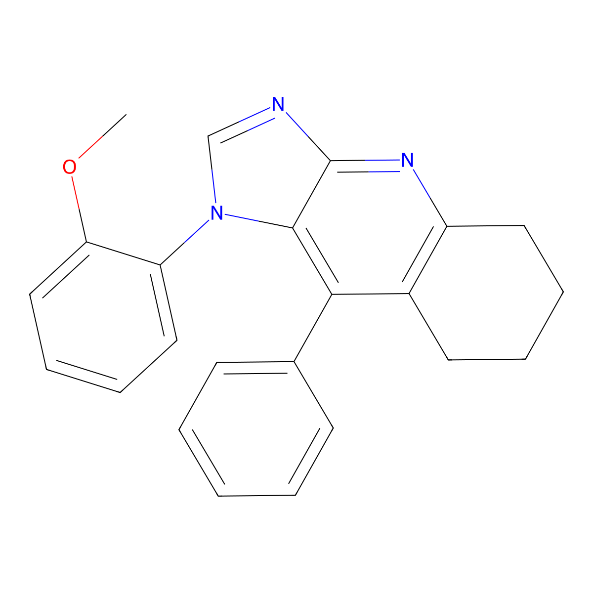 1-(2-Methoxyphenyl)-9-phenyl-5,6,7,8-tetrahydroimidazo[4,5-b]quinoline molecular structure, CAS 352555-51-2