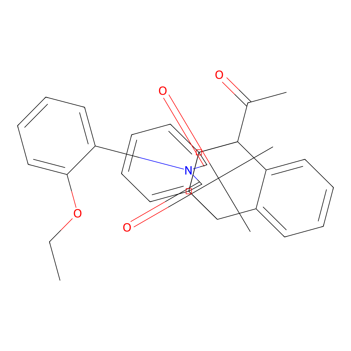 1-Acetyl-17-(2-ethoxyphenyl)-17-azapentacyclo[6.6.5.0~2,7~.0~9,14~.0~15,19~]nonadeca-2,4,6,9,11,13-hexaene-16,18-dione molecular structure, CAS 352637-76-4
