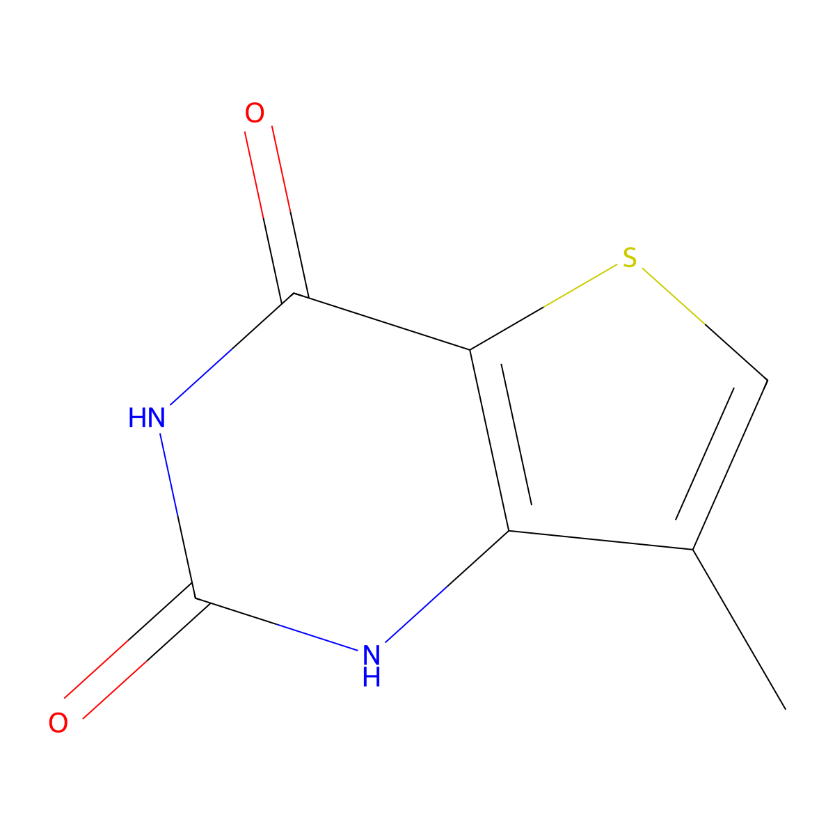 7-Methylthieno[3,2-d]pyrimidine-2,4(1H,3H)-dione molecular structure, CAS 35265-81-7
