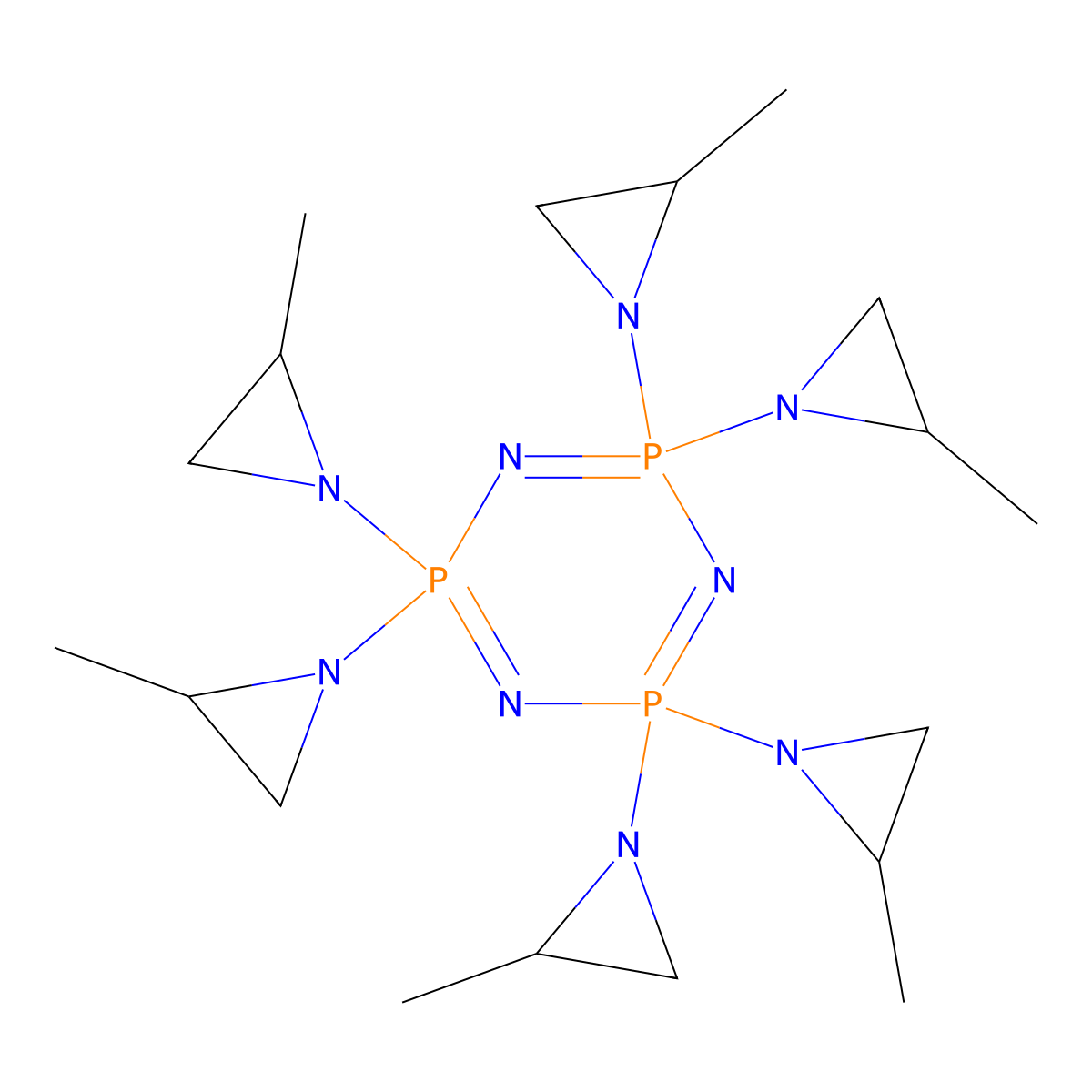 Methyl apholate molecular structure, CAS 3527-55-7