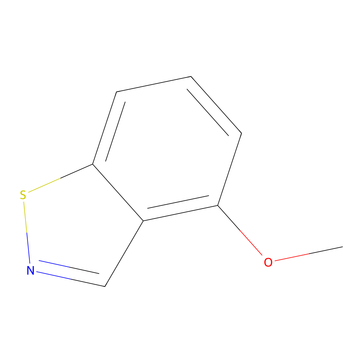 4-Methoxybenzo[d]isothiazole molecular structure, CAS 35272-30-1