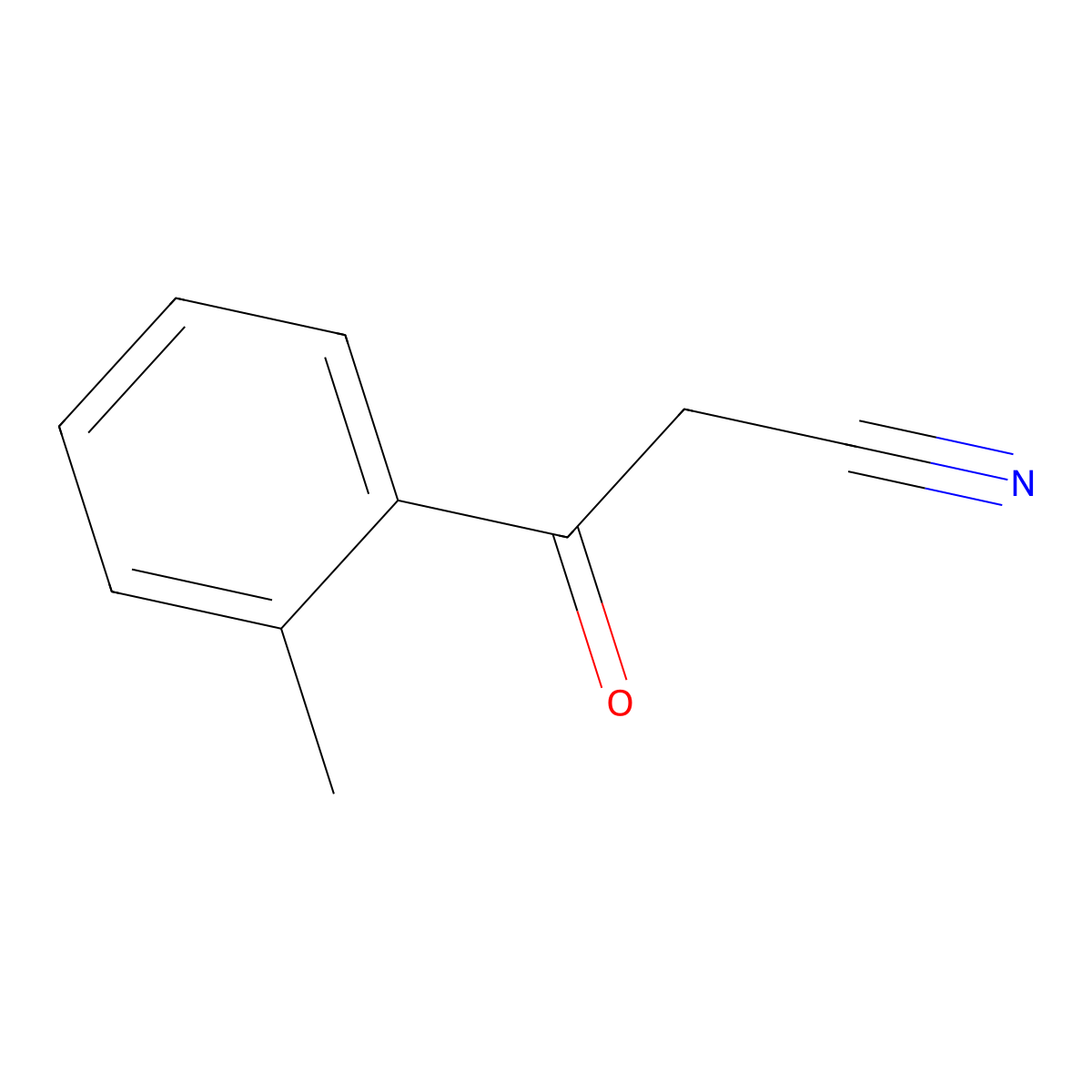 3-(2-Methylphenyl)-3-oxopropanenitrile molecular structure, CAS 35276-81-4