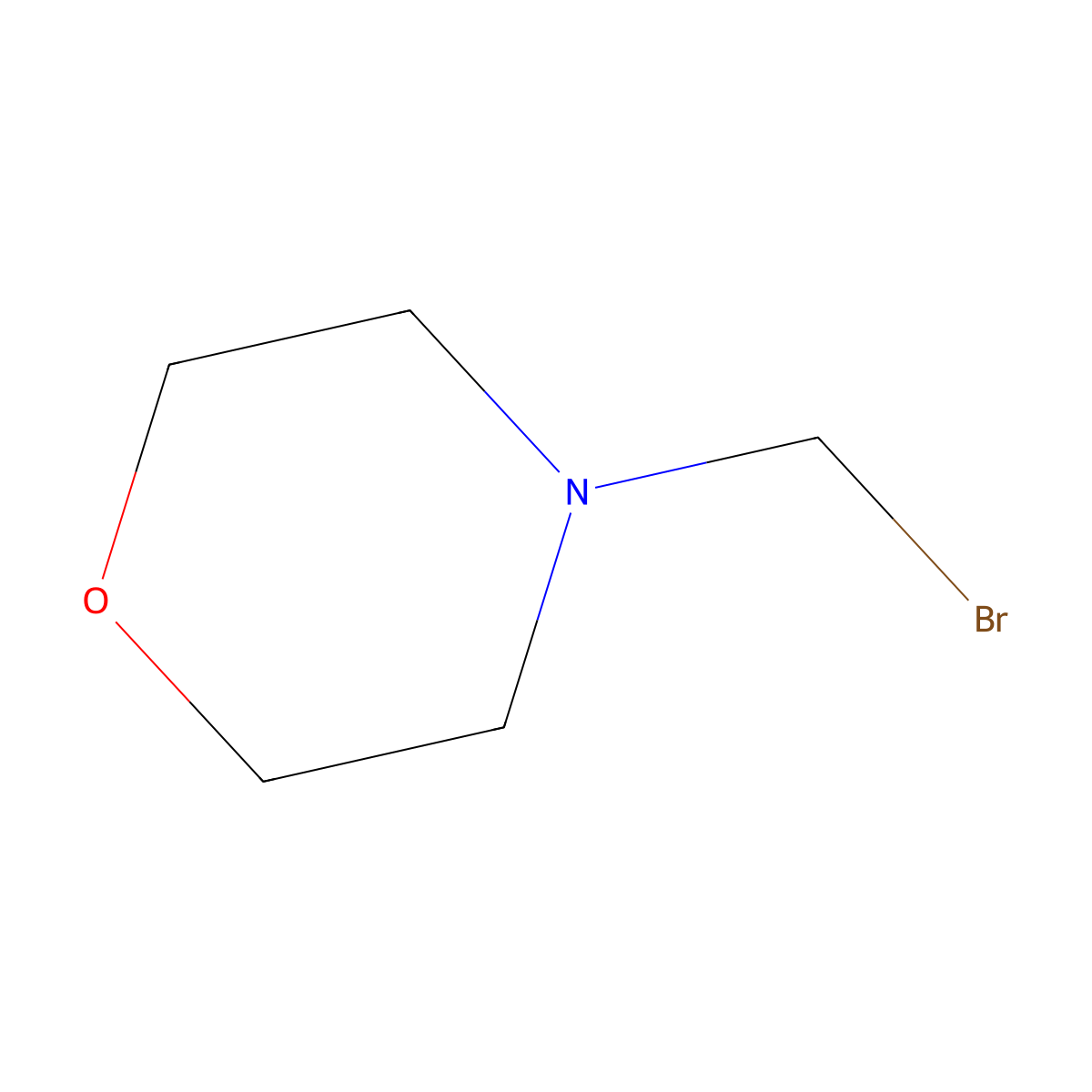 4-(Bromomethyl)morpholine molecular structure, CAS 35278-97-8