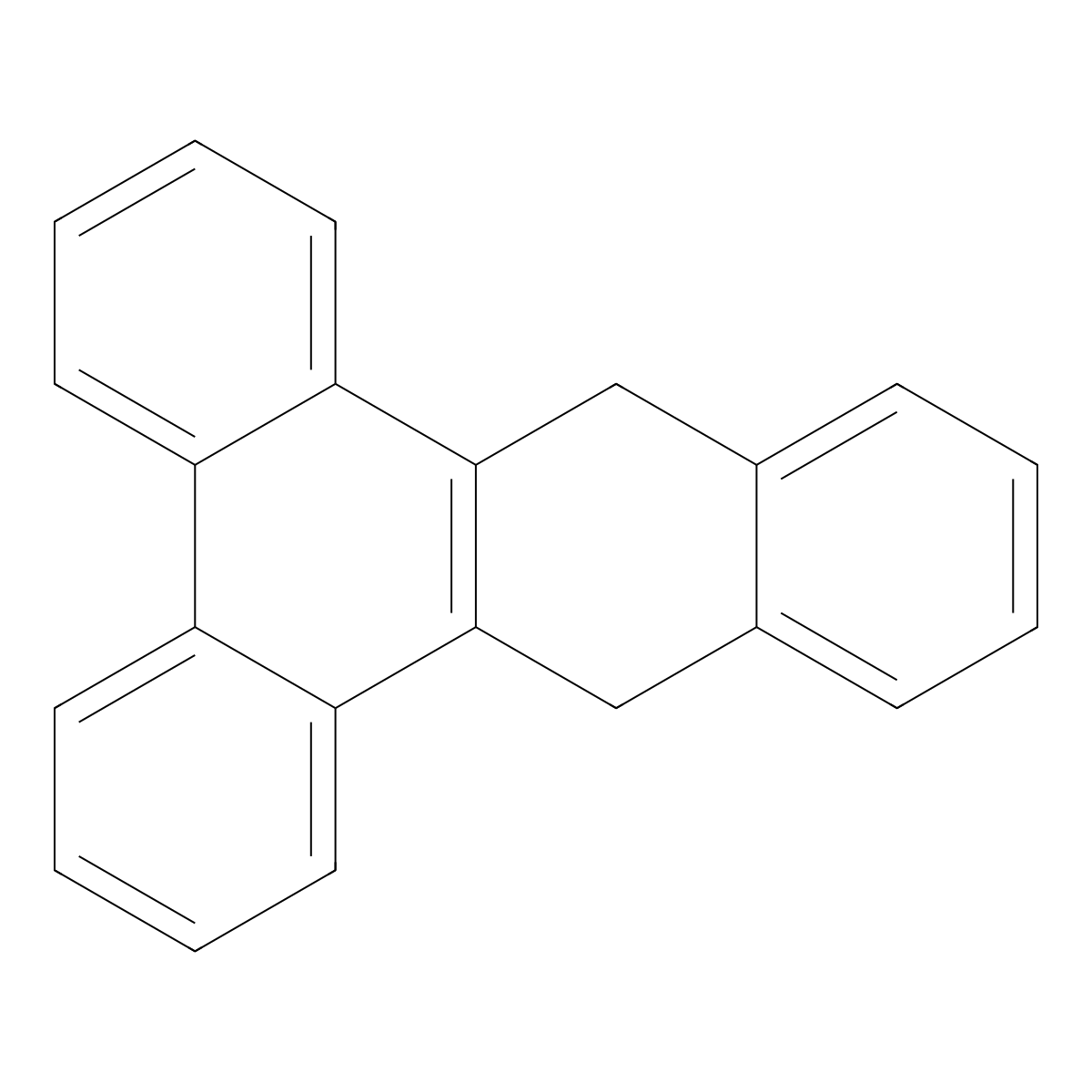 Benzo(b)triphenylene, 9,14-dihydro- molecular structure, CAS 35281-25-5