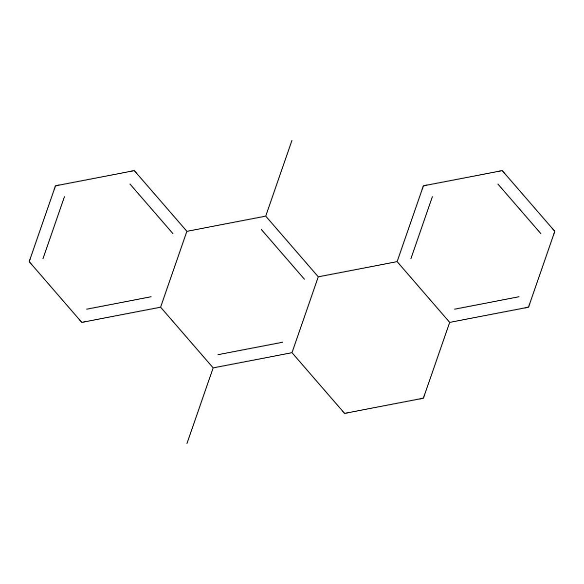 5,6-Dihydro-7,12-dimethylbenz(a)anthracene molecular structure, CAS 35281-29-9
