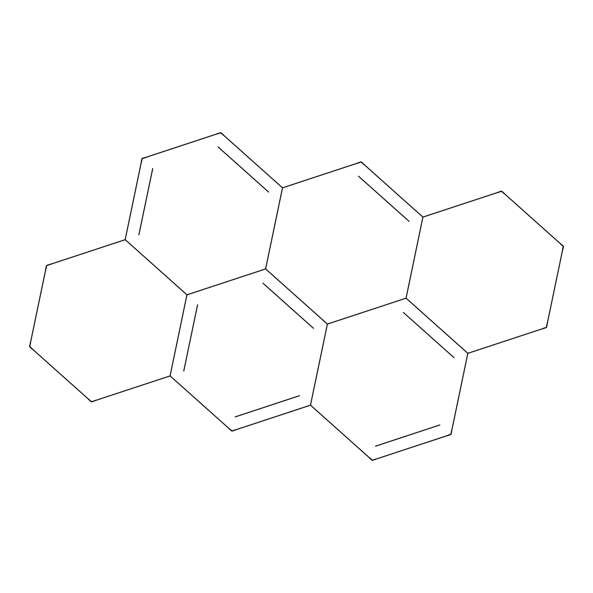 Dibenzo(def,mno)chrysene, 1,2,3,7,8,9-hexahydro- molecular structure, CAS 35281-34-6