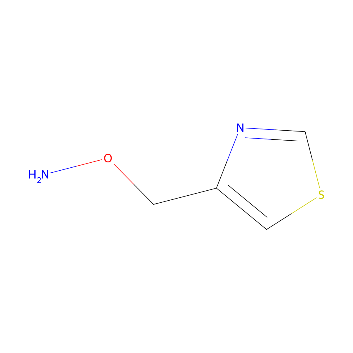 Thiazol-4-ylmethoxyamine molecular structure, CAS 35285-42-8