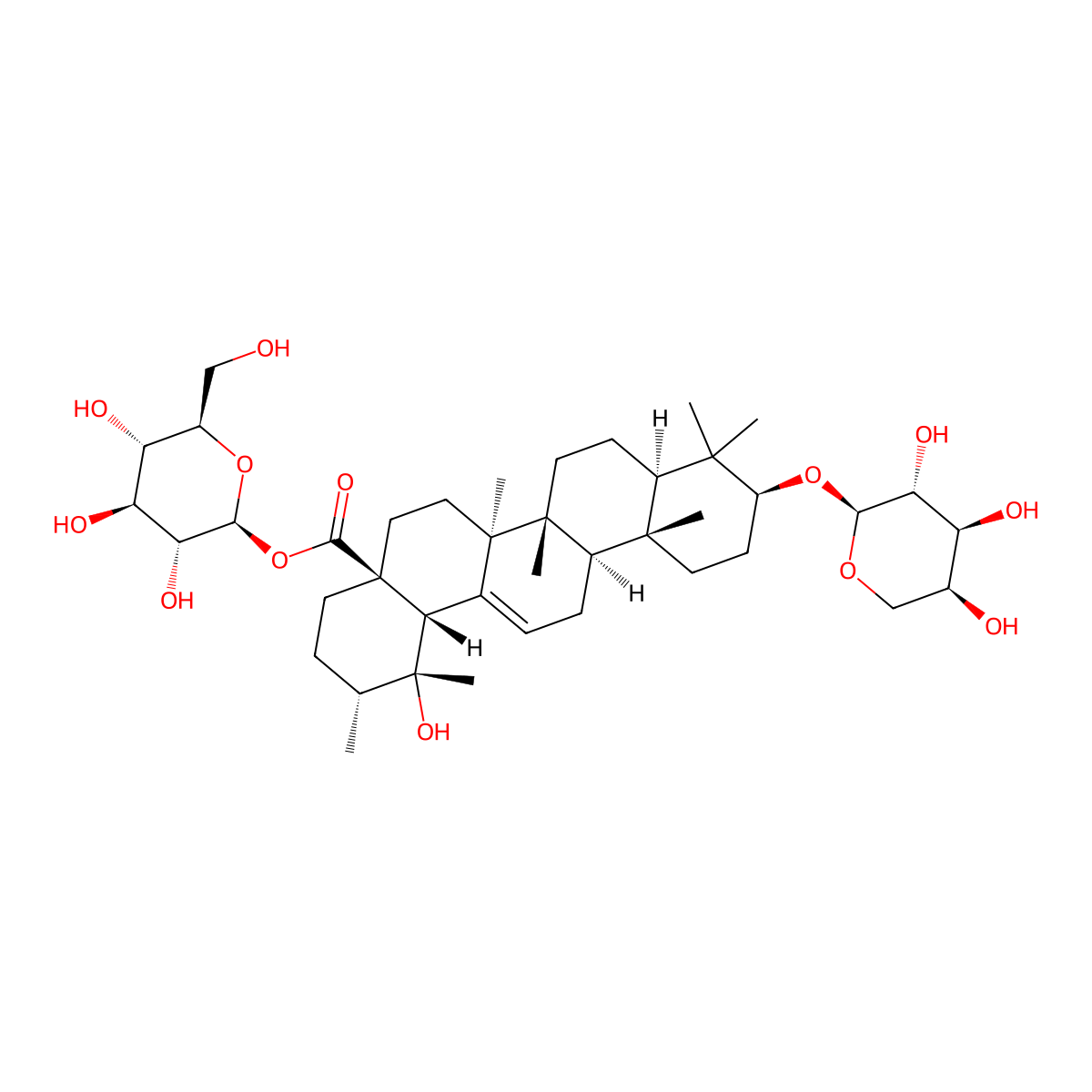 Ziyuglycoside I molecular structure, CAS 35286-58-9