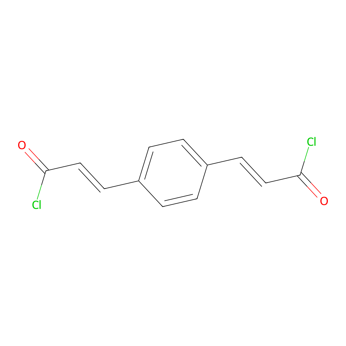 1,4-Phenylene diacryloyl chloride molecular structure, CAS 35288-49-4