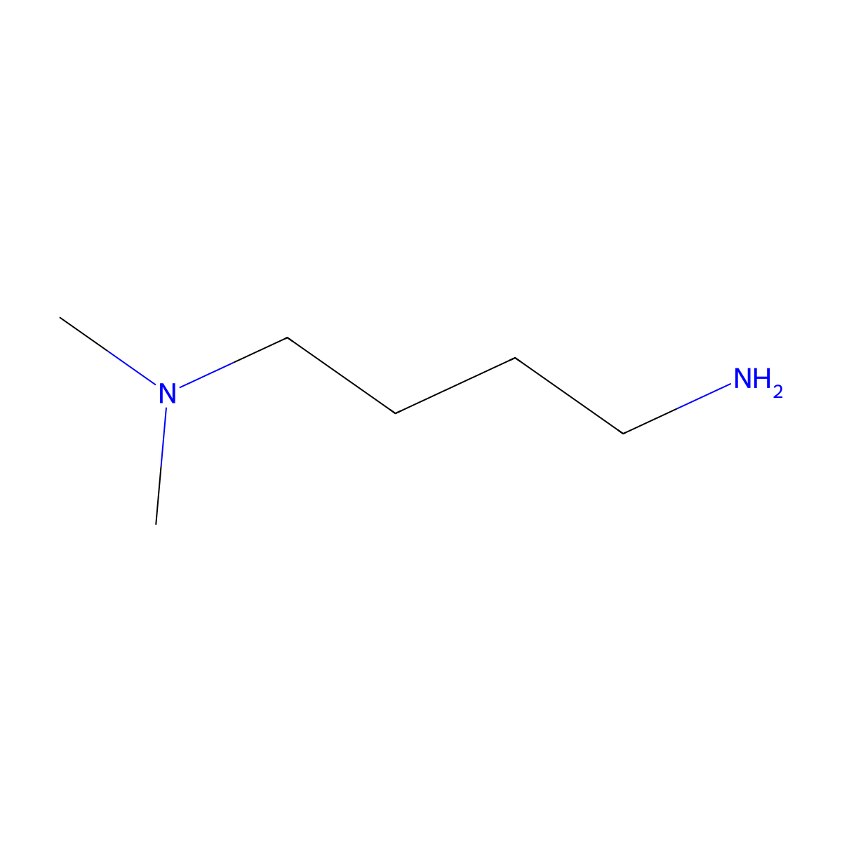 4-Dimethylaminobutylamine molecular structure, CAS 3529-10-0