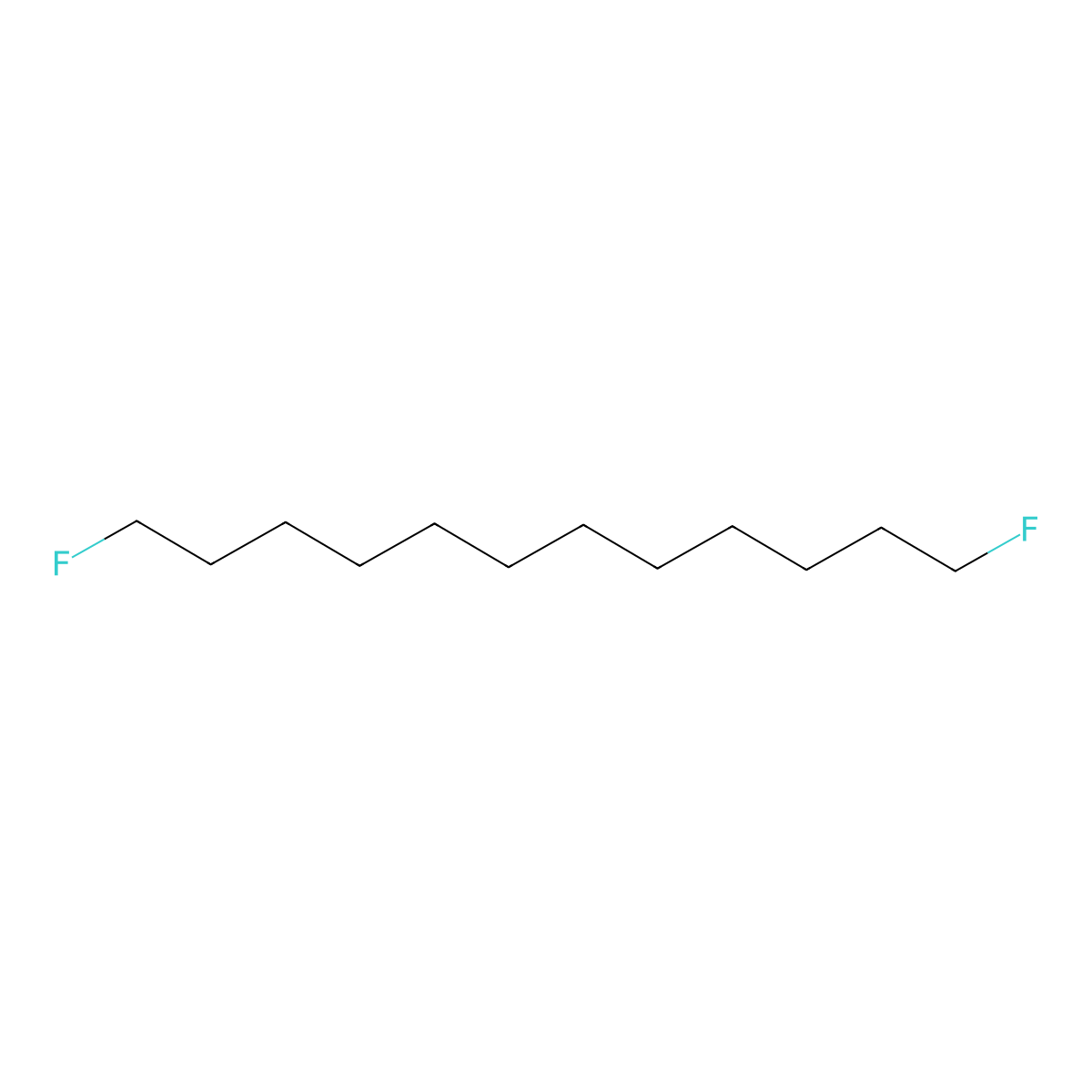 Dodecane, 1,12-difluoro- molecular structure, CAS 353-30-0