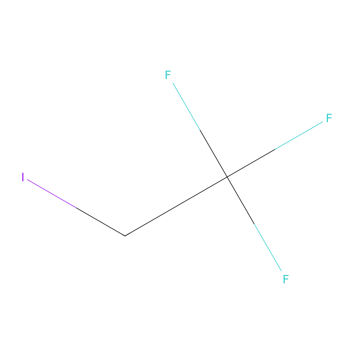 1,1,1-Trifluoro-2-iodoethane molecular structure, CAS 353-83-3
