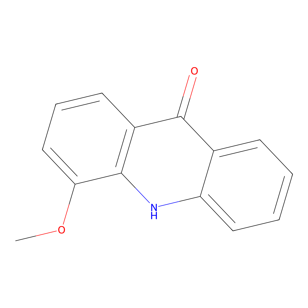 4-Methoxyacridin-9(10H)-one molecular structure, CAS 35308-00-0