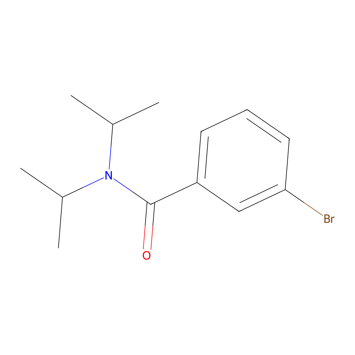 3-Bromo-N,N-diisopropylbenzamide molecular structure, CAS 35309-72-9