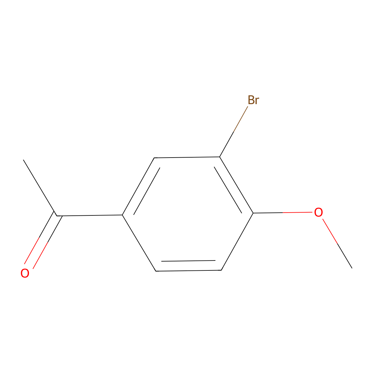 1-(3-Bromo-4-methoxyphenyl)ethanone molecular structure, CAS 35310-75-9