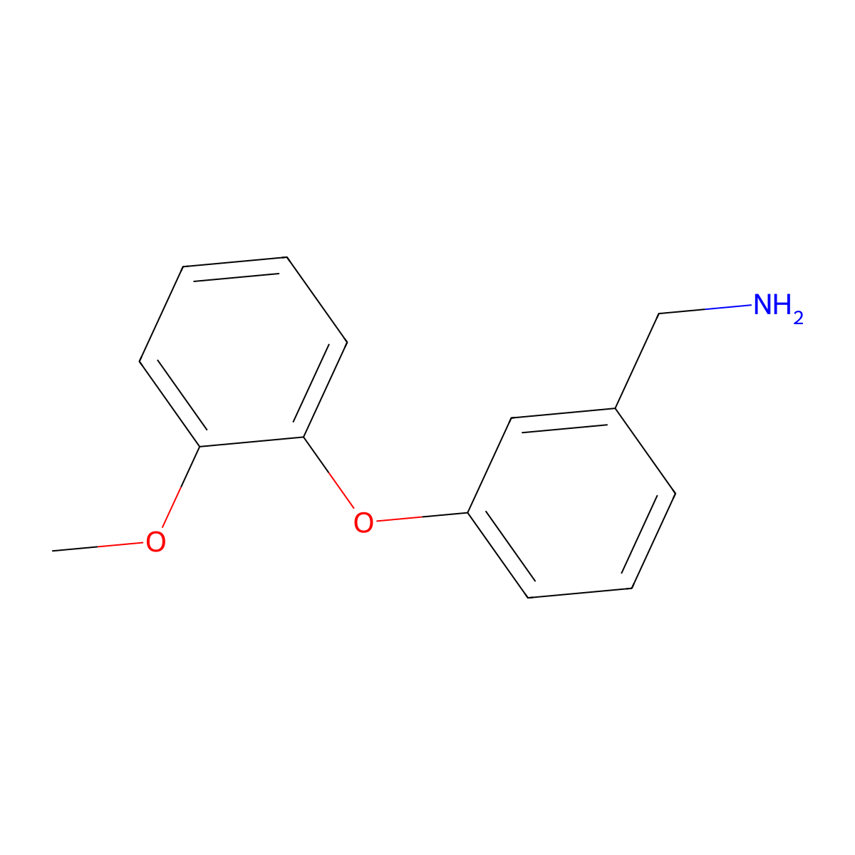 3-(2-Methoxyphenoxy)benzylamine molecular structure, CAS 353236-04-1