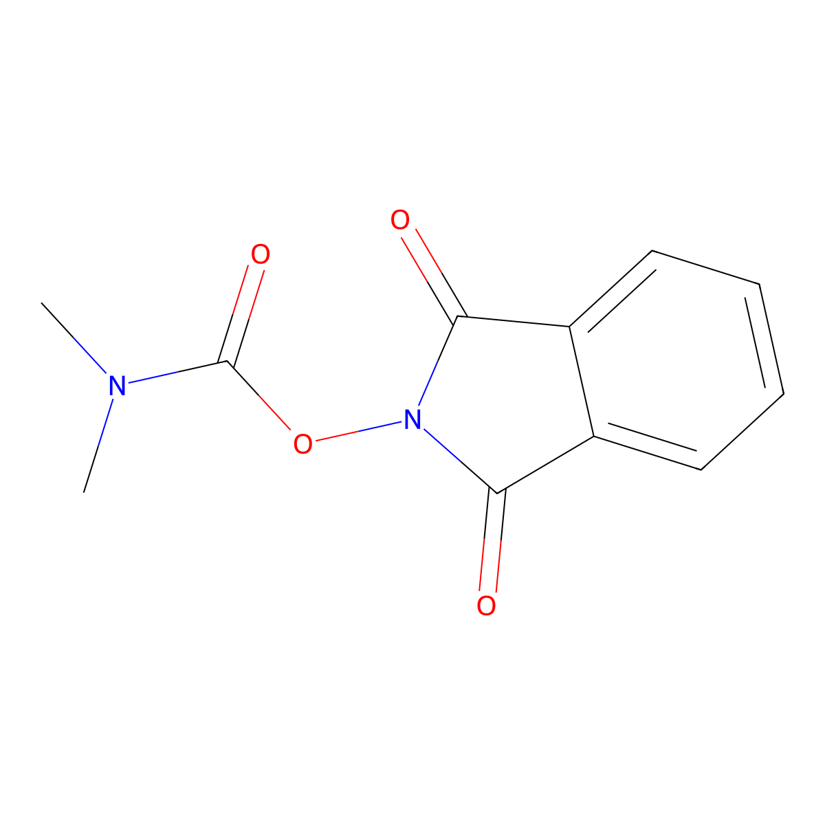 (1,3-dioxoisoindol-2-yl) N,N-dimethylcarbamate molecular structure, CAS 353262-51-8