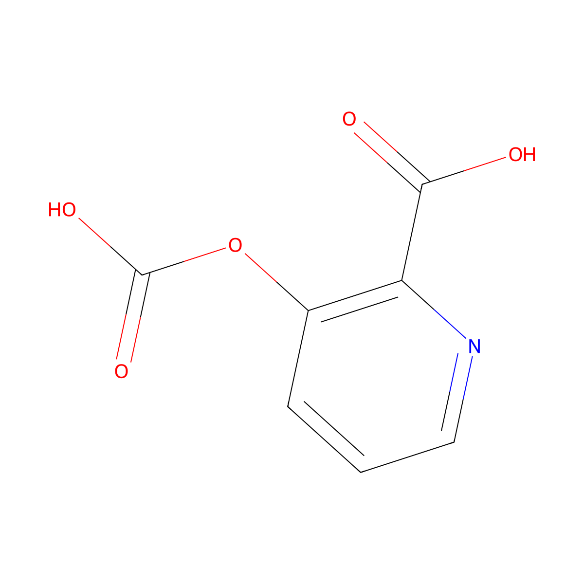 3-Carboxyoxypyridine-2-carboxylic acid molecular structure, CAS 353277-74-4
