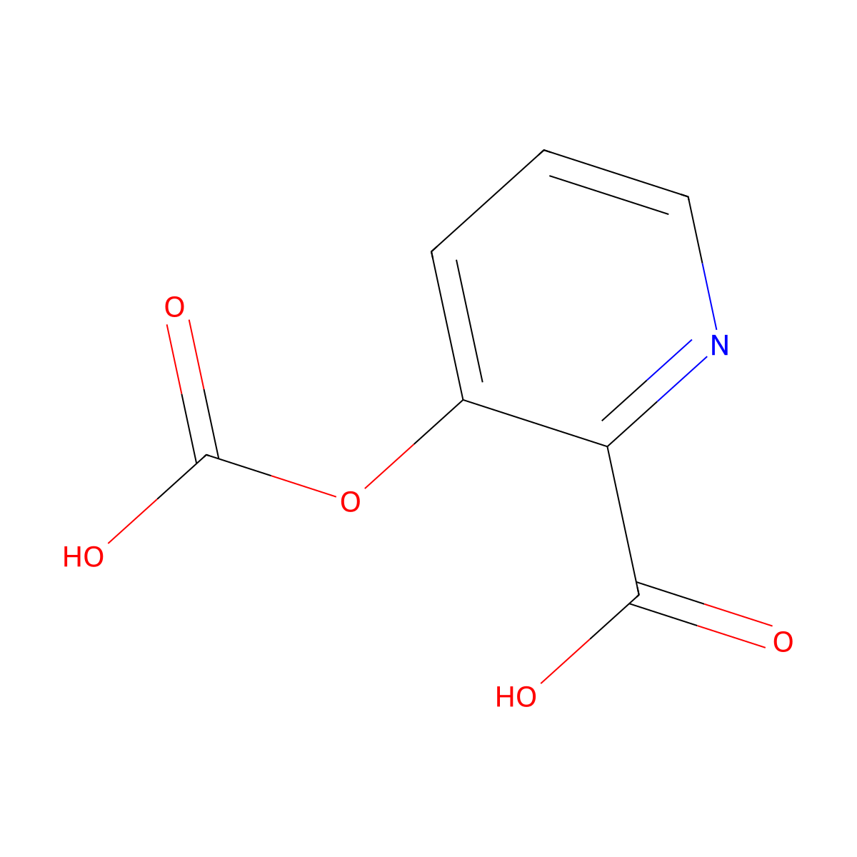 3-Carboxyoxypyridine-2-carboxylic acid molecular structure, CAS 353277-74-4
