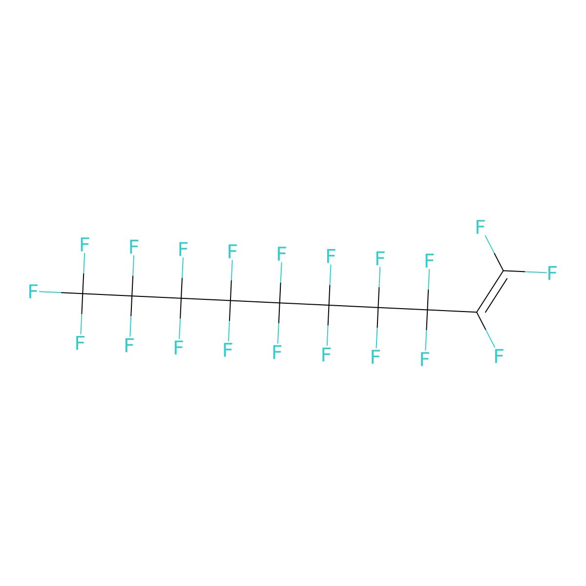 Perfluorodecene molecular structure, CAS 35328-43-9