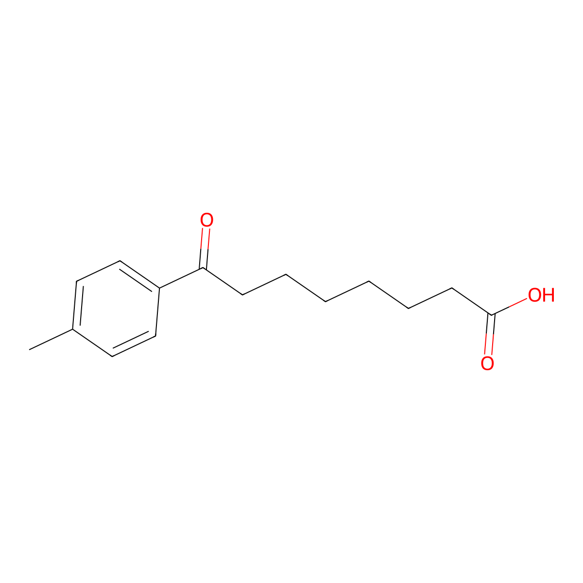 8-(4-Methylphenyl)-8-oxooctanoic acid molecular structure, CAS 35333-11-0