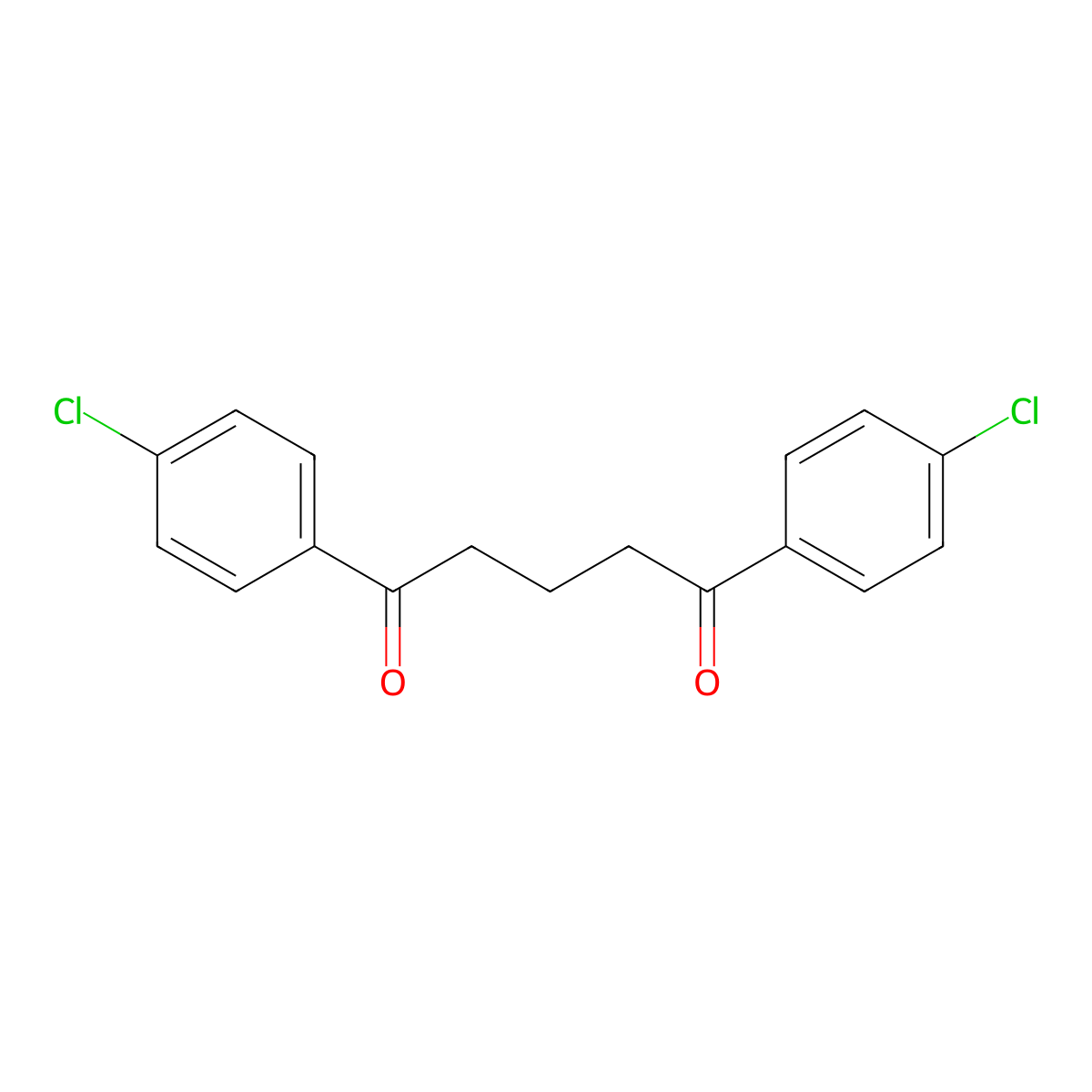 1,5-Bis(4-chlorophenyl)pentane-1,5-dione molecular structure, CAS 35333-17-6