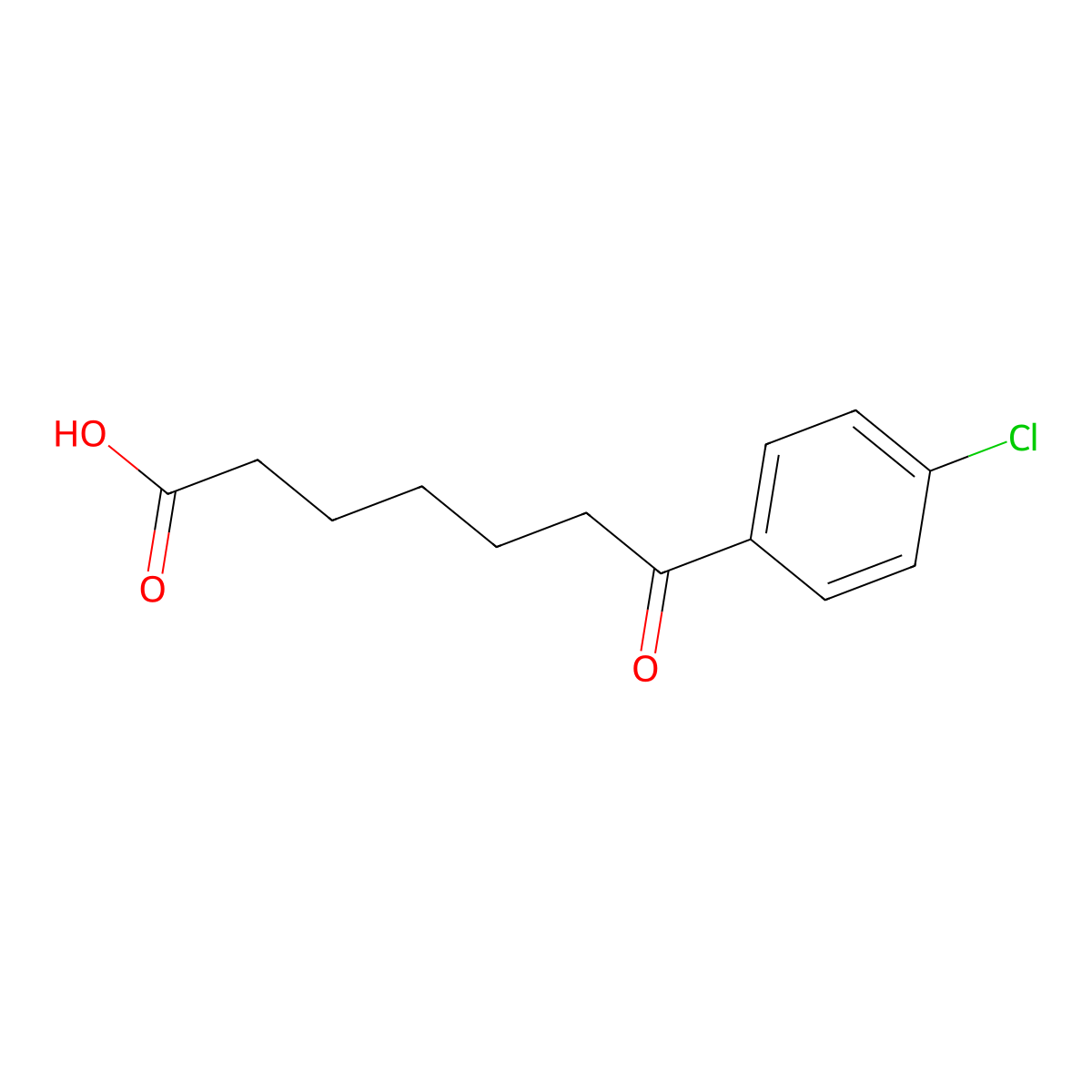 7-(4-Chlorophenyl)-7-oxoheptanoic acid molecular structure, CAS 35333-20-1