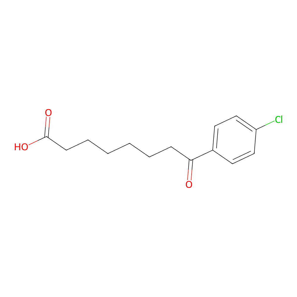 8-(4-Chlorophenyl)-8-oxooctanoic acid molecular structure, CAS 35333-22-3