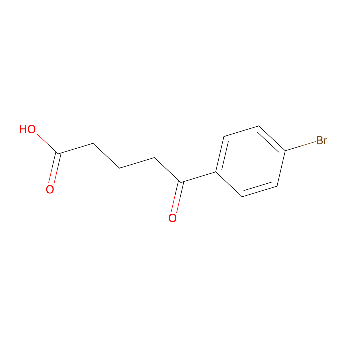 5-(4-Bromophenyl)-5-oxopentanoic acid molecular structure, CAS 35333-26-7