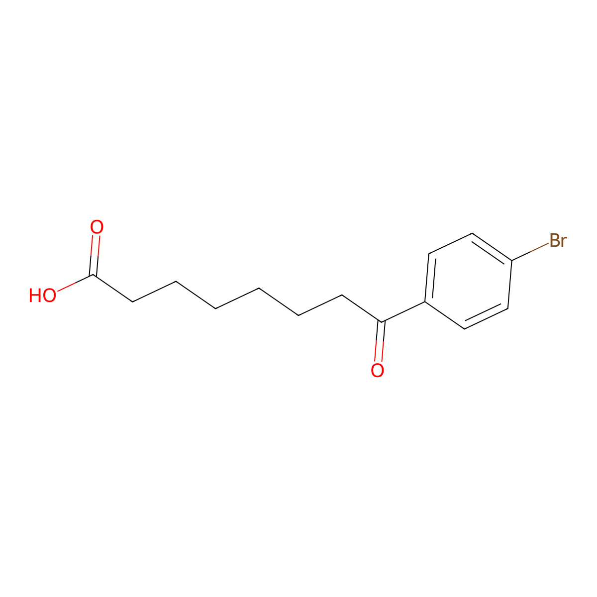 8-(4-Bromophenyl)-8-oxooctanoic acid molecular structure, CAS 35333-31-4