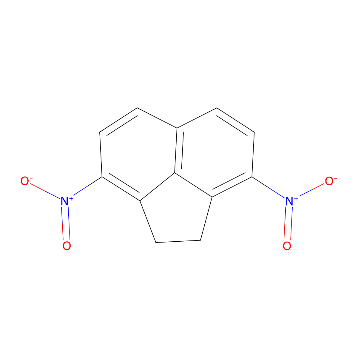 3,8-Dinitro-1,2-dihydroacenaphthylene molecular structure, CAS 35338-47-7