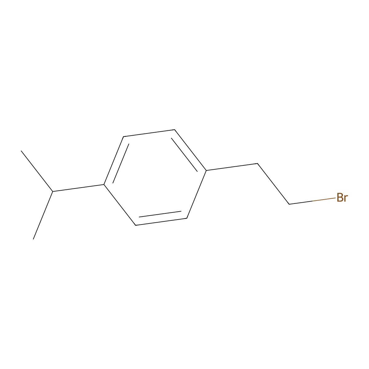 1-(2-Bromoethyl)-4-isopropylbenzene molecular structure, CAS 35338-68-2