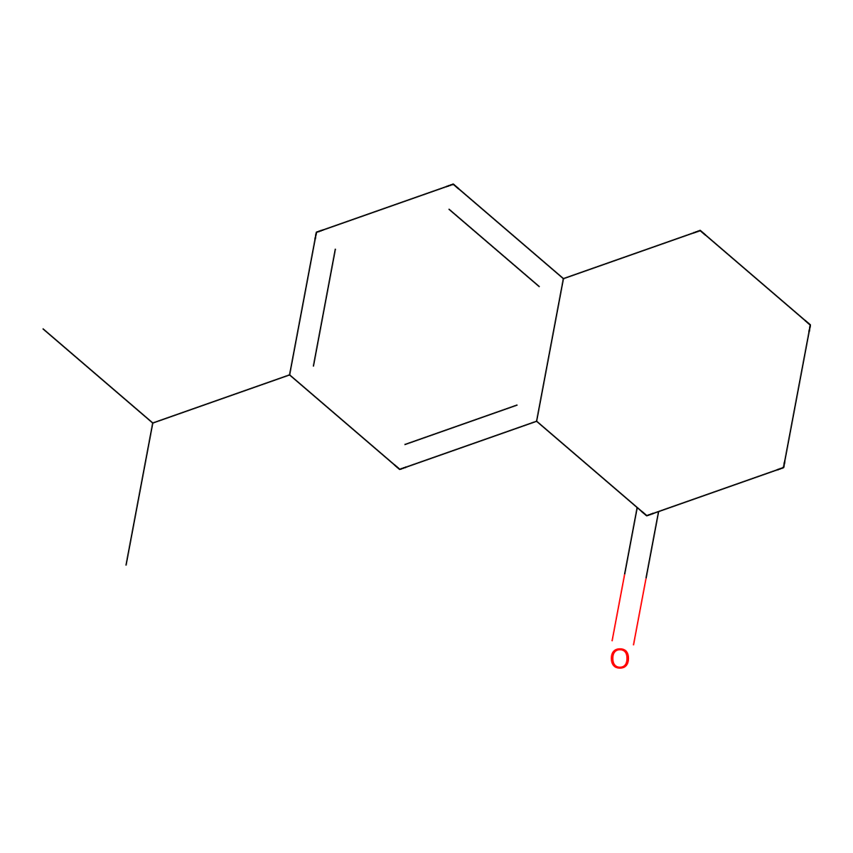 7-(Propan-2-yl)-3,4-dihydronaphthalen-1(2H)-one molecular structure, CAS 35338-72-8