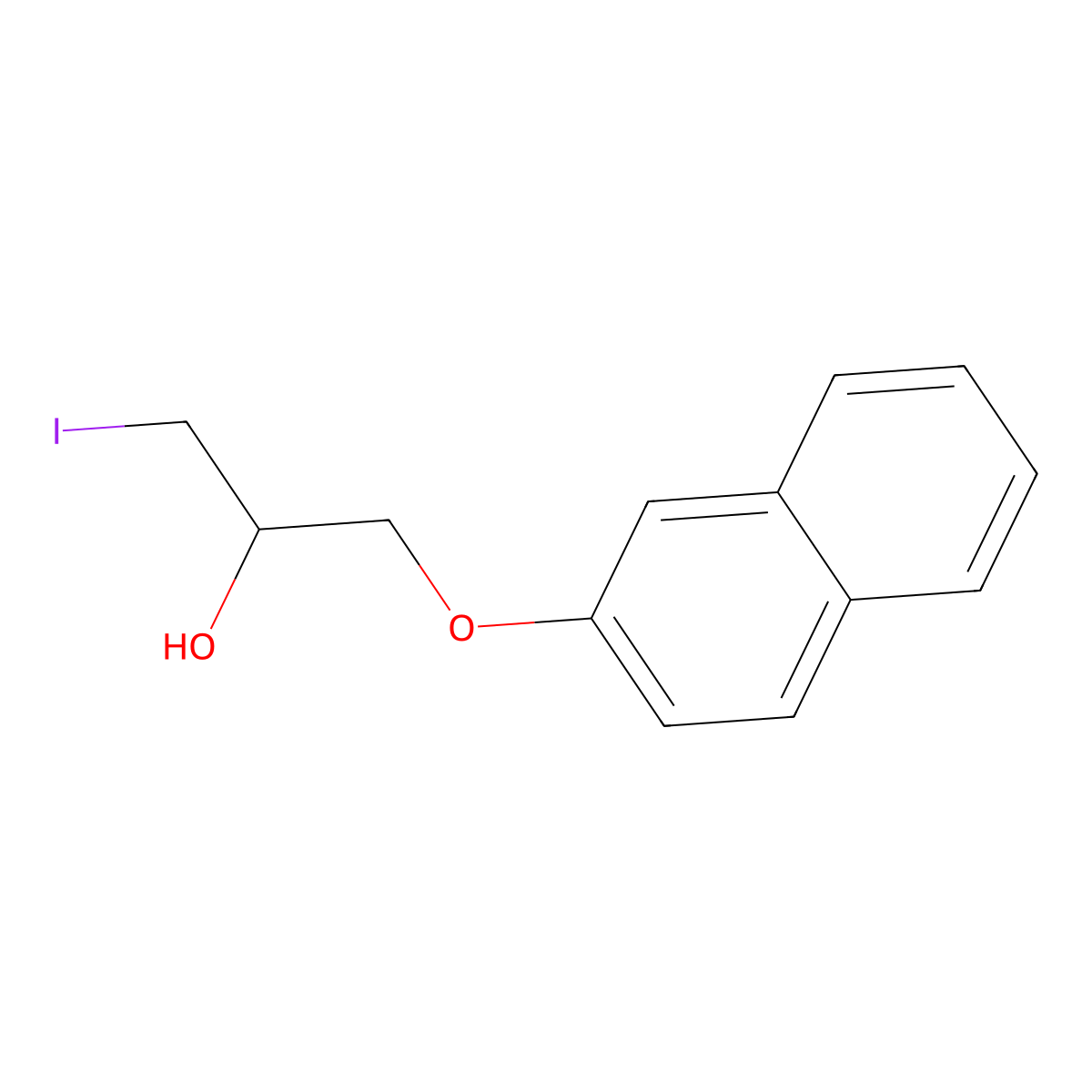 1-Iodo-3-(naphthalen-2-yloxy)propan-2-ol molecular structure, CAS 353503-46-5