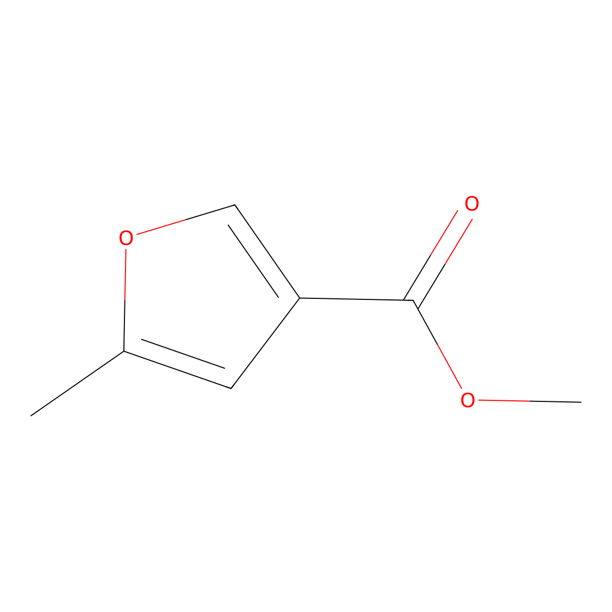 Methyl 5-methylfuran-3-carboxylate molecular structure, CAS 35351-35-0