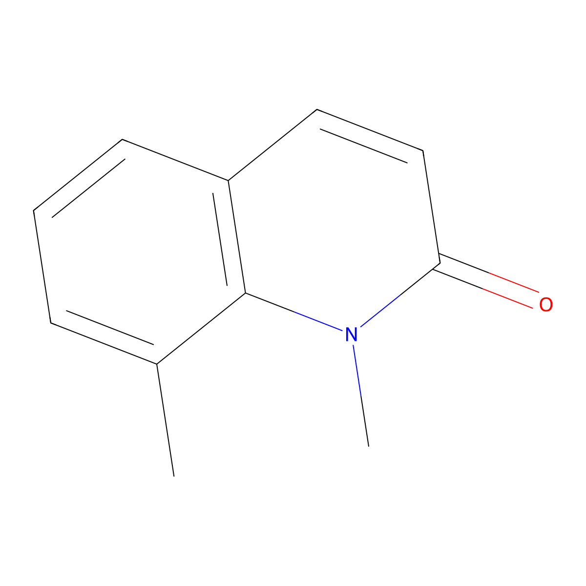 1,8-Dimethylquinolin-2(1H)-one molecular structure, CAS 35359-35-4