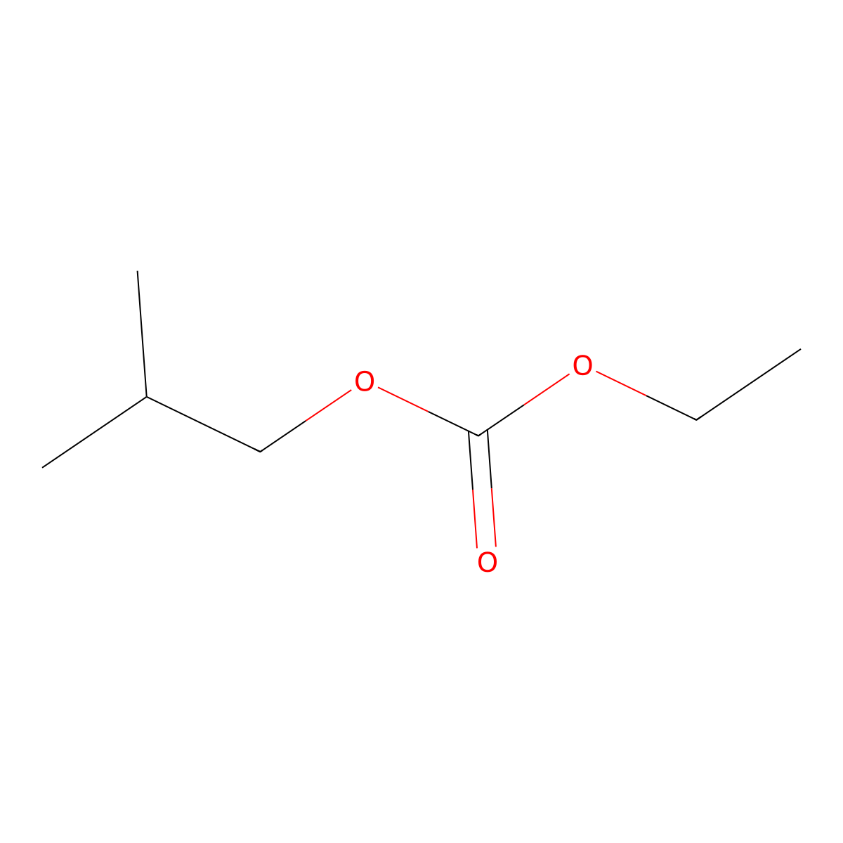 Ethyl Isobutyl Carbonate molecular structure, CAS 35363-42-9