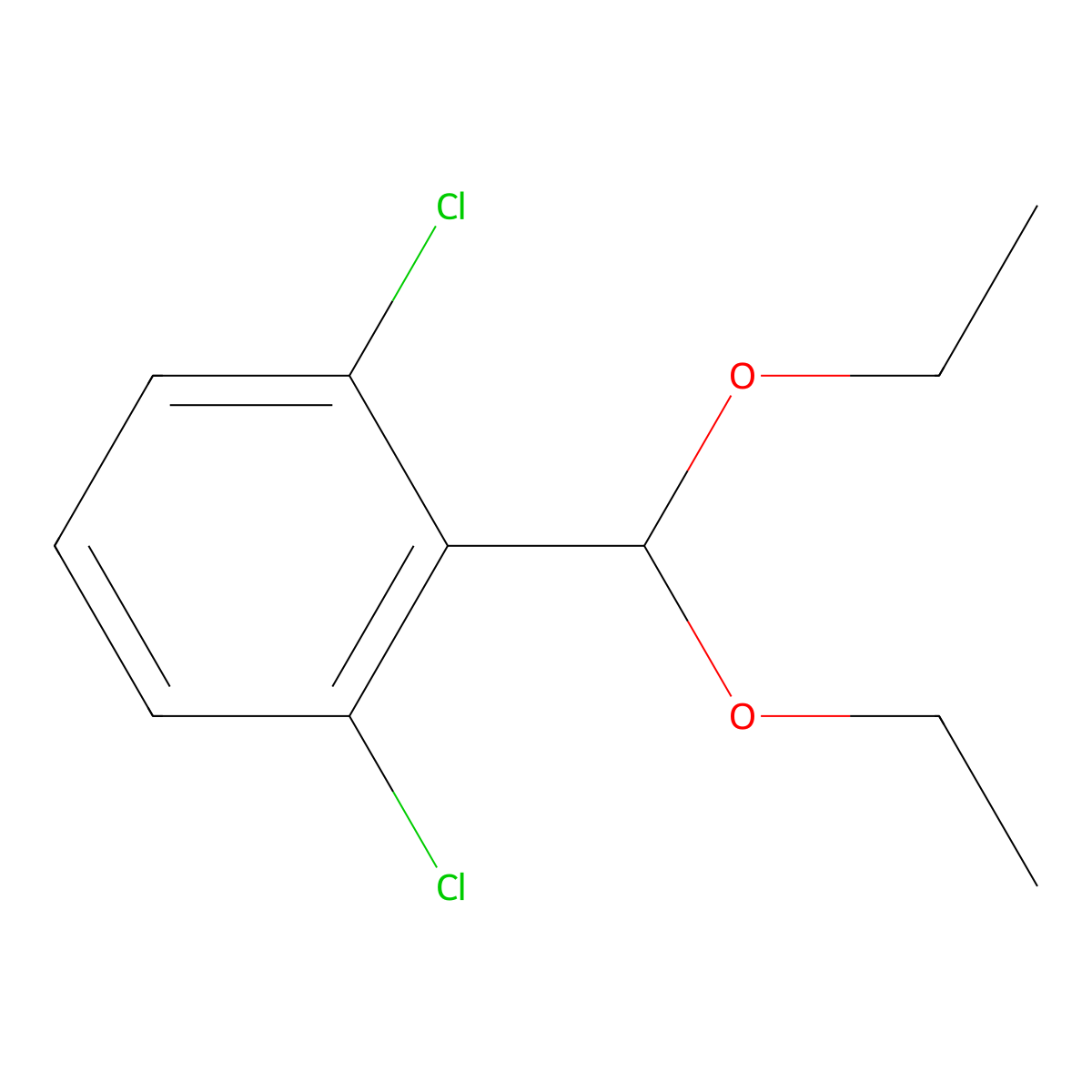 1,3-Dichloro-2-(diethoxymethyl)benzene molecular structure, CAS 35364-85-3