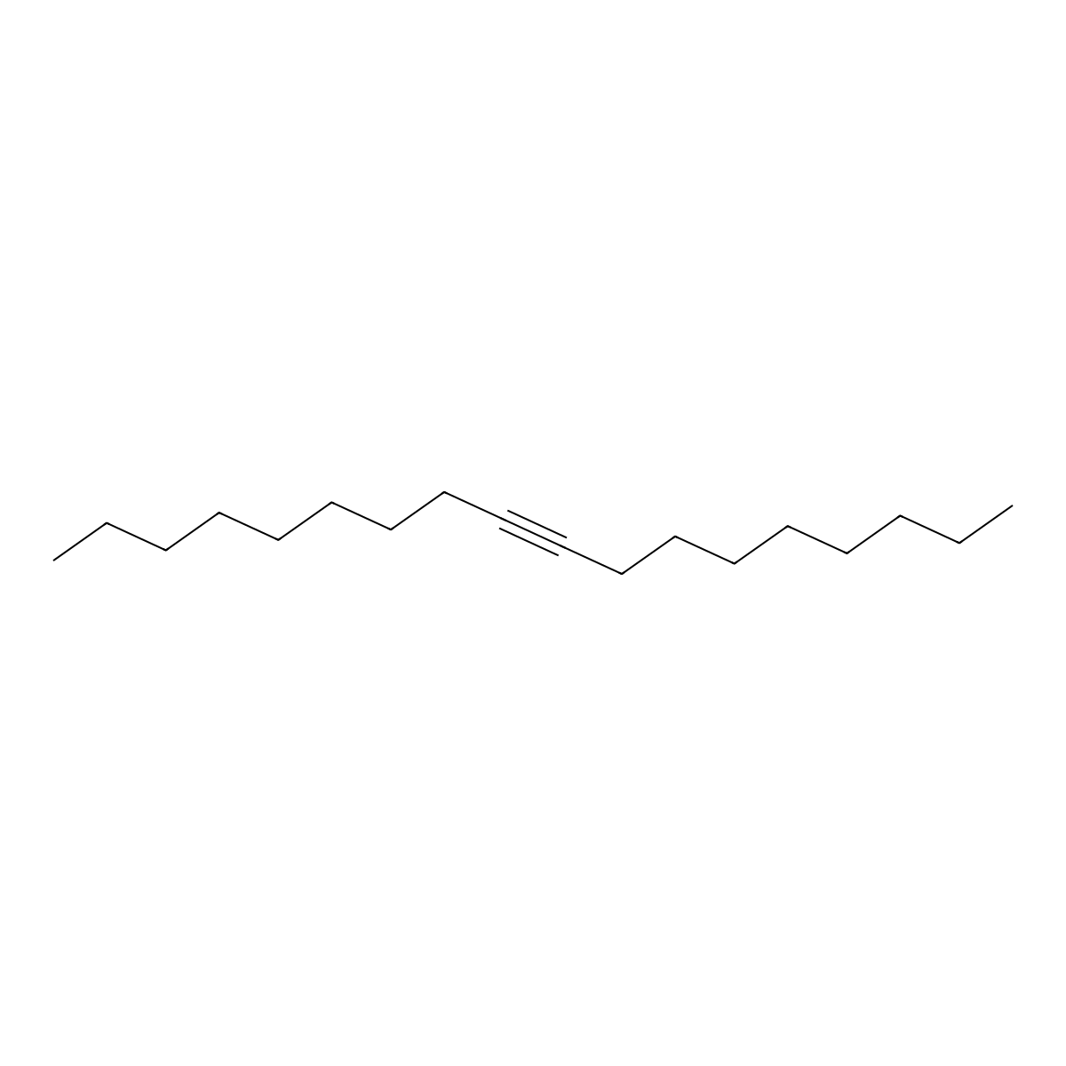 9-Octadecyne molecular structure, CAS 35365-59-4