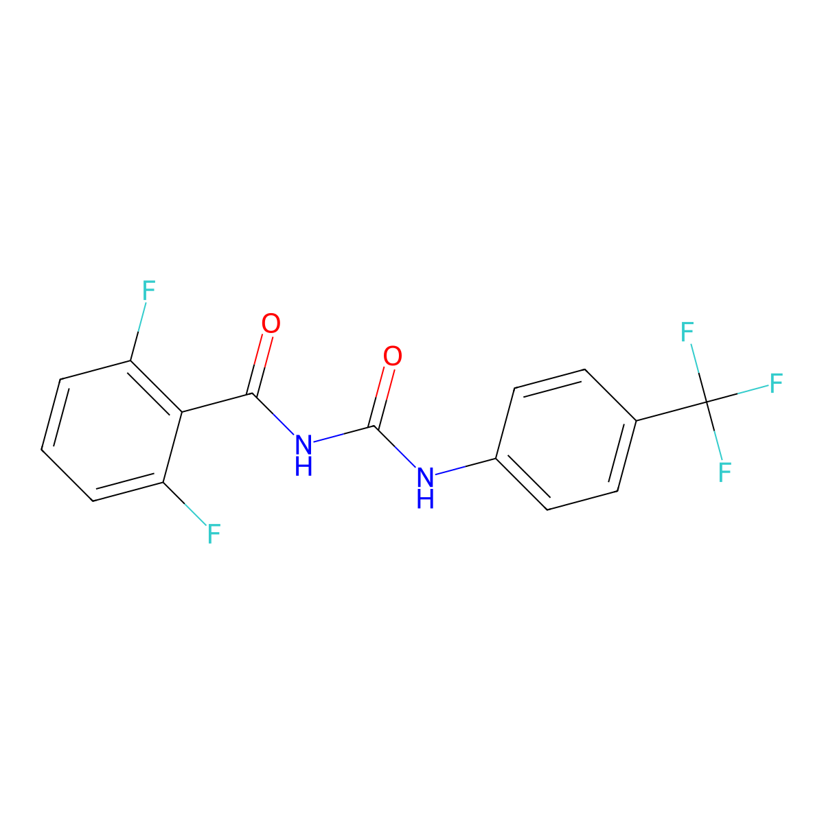 Penfluron molecular structure, CAS 35367-31-8