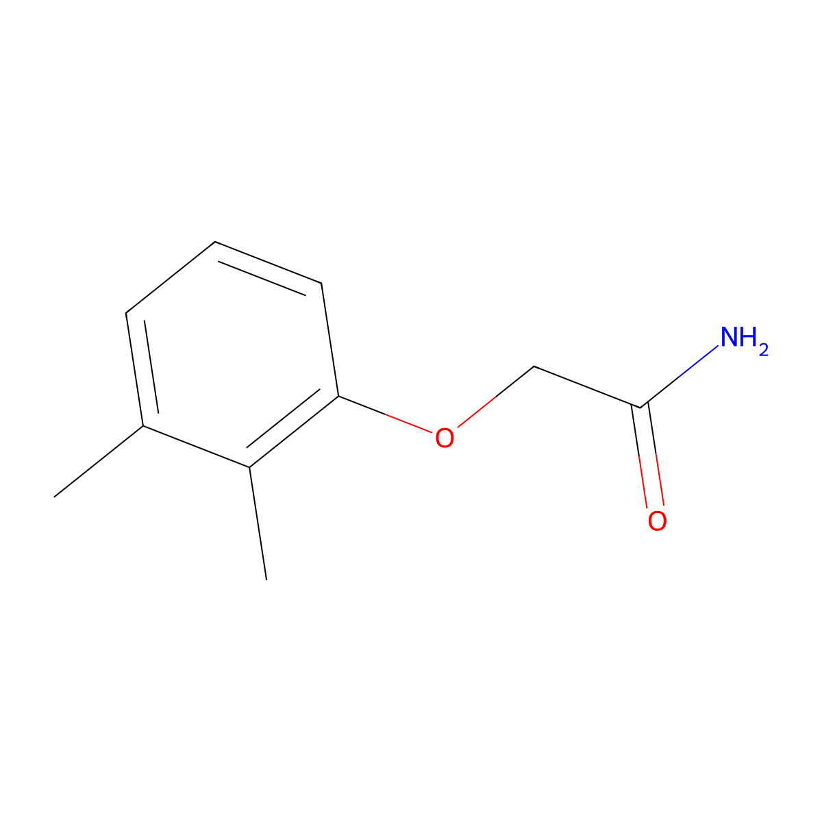 2-(2,3-Dimethylphenoxy)acetamide molecular structure, CAS 35368-58-2