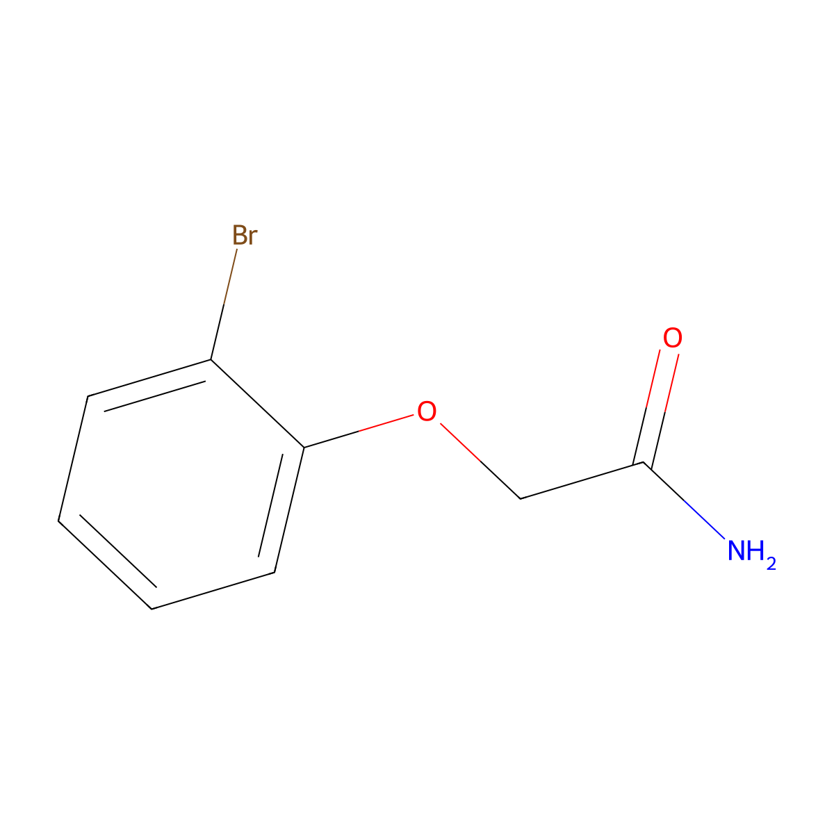 2-(2-Bromophenoxy)acetamide molecular structure, CAS 35368-74-2
